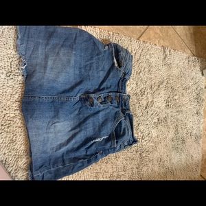 jean skirt